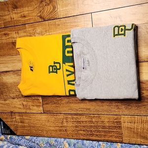 Bayler University bundle of 2 shirts size L/G